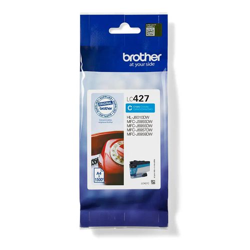 Brother Lc 427c Cyan Inkjet Cartridge Lc427c Fusion Office