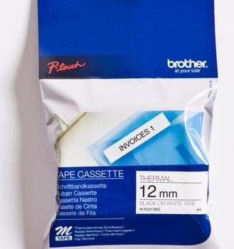 Brother M K231sbz P Touch Black On White 12mmx4m Mk231sbz Fusion Office