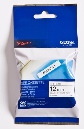 Brother M K231sbz P Touch Black On White 12mmx4m Mk231sbz Fusion Office