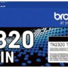 Brother Tn 2320 Laser Toner Cartridges Black Twin Pack Tn2320twin Fusion Office