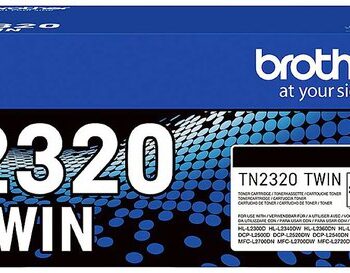 Brother Tn 2320 Laser Toner Cartridges Black Twin Pack Tn2320twin Fusion Office