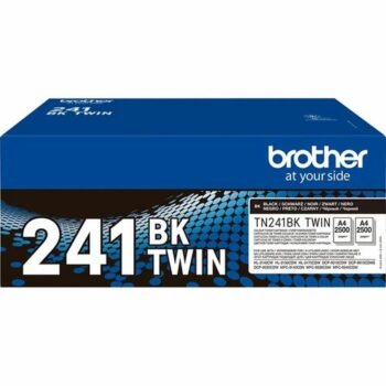 Brother Tn 241bk Laser Toner Cartridges Black Twin Pack Tn241bktwin Fusion Office