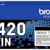 Brother Tn 2420 Laser Toner Cartridges Black Twin Pack Tn2420twin Fusion Office