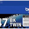 Brother Tn 247bk Laser Toner Cartridges Black Twin Pack Tn247bktwin Fusion Office