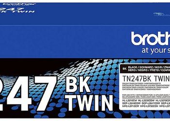 Brother Tn 247bk Laser Toner Cartridges Black Twin Pack Tn247bktwin Fusion Office