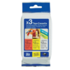 Brother Tze 31m3 P Touch Value Pack Label Tape 12mm X 8m Tze31m3 Fusion Office