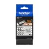 Brother Tze Se4 Black On White Security Label Tape 18mm X 8m Tzese4 Fusion Office