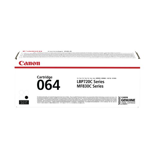 Canon 064 Black Laser Toner Cartridge 4937c001 Fusion Office