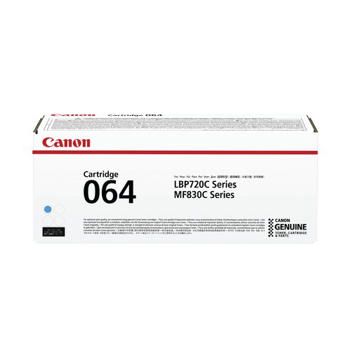 Canon 064 Cyan Laser Toner Cartridge 4935c001 Fusion Office