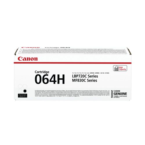 Canon 064h Black Laser Toner Cartridge 4938c001 Fusion Office