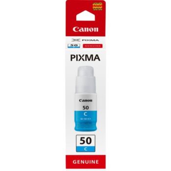 Canon Gi 50c Cyan Ink Bottle 70ml 3403c001 Fusion Office