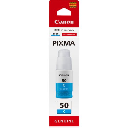 Canon Gi 50c Cyan Ink Bottle 70ml 3403c001 Fusion Office
