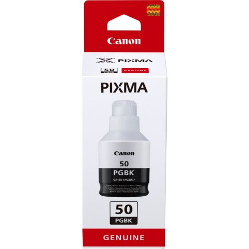 Canon Gi 50pgbk Black Ink Bottle 170ml 3386c001 Fusion Office