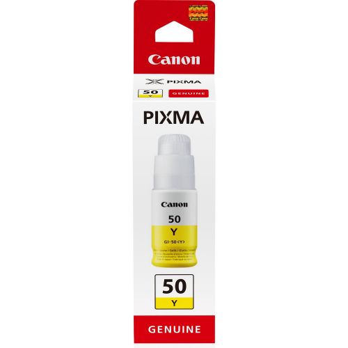Canon Gi 50y Yellow Ink Bottle 70ml 3405c001 Fusion Office