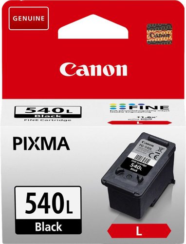 Canon Pg 540l Black Inkjet Cartridge 5224b001 Fusion Office