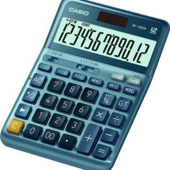 Casio Df 120em 12 Digit Desktop Calculator Silver Df 120em Fusion Office