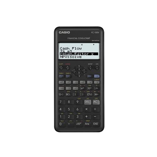 Casio Fc 100v 2 Financial Calculator Second Edition Fc 100v 2 W Et Fusion Office