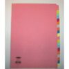 Concord Dividers 20 Part A4 Pastel Assorted Colours 74499 J44 Fusion Office