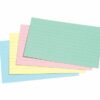 Concord Record Cards Ruled 152x102mm Assorted Colours Pack 100 16199 Fusion Office