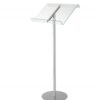 Deflecto Lectern Browser Floor Stand Clear Silver 79166 Fusion Office