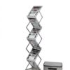 Deflecto Literature Display Floor Standing Folding 6 Shelves A4 Portrait 36100 Fusion Office