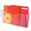 Deflecto Literature Wall Pocket A4 Landscape Clear Cp074ytcry Fusion Office