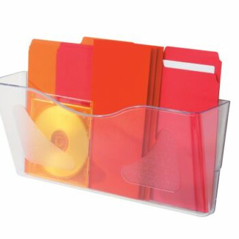 Deflecto Literature Wall Pocket A4 Landscape Clear Cp074ytcry Fusion Office