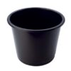Deflecto Steritouch Waste Bin Plastic Round 14 Litre Black Cp025stblk Fusion Office