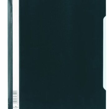 Durable Clear View Black Report Folders Extra Wide A4 Pack 50 257001 Fusion Office