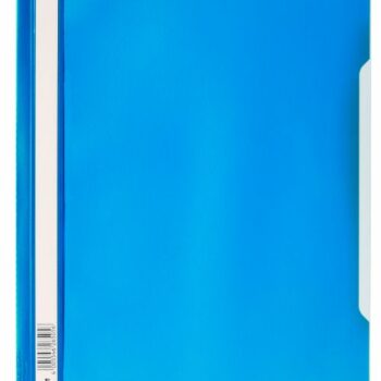Durable Clear View Blue Report Folders Extra Wide A4 Pack 50 257006 Fusion Office