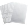 Durable Clear View Pockets For Presenter 8572 8569 Clear Pack 10 857719 Fusion Office