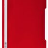 Durable Clear View Red Report Folders Extra Wide A4 Pack 50 257003 Fusion Office