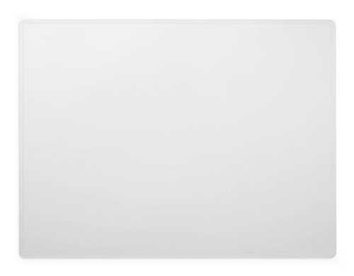Durable Desk Mat Transparent Contoured Edge 530x400mm 712219