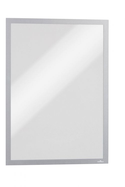 Durable Duraframe Magnetic A3 Silver Pack 5 486823 Fusion Office