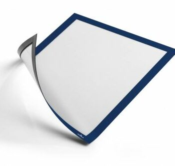 Durable Duraframe Magnetic A4 Dark Blue Pack 5 486907 Fusion Office