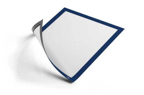 Durable Duraframe Magnetic A4 Dark Blue Pack 5 486907 Fusion Office