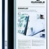 Durable Duraplus Black Report Folders Extra Wide A4 Pack 25 257901 Fusion Office