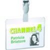 Durable Name Badges With Clip 60x90mm Pack 25 814719 Fusion Office