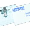 Durable Name Badges With Combi Clip 54x90mm Pack 50 814519 Fusion Office