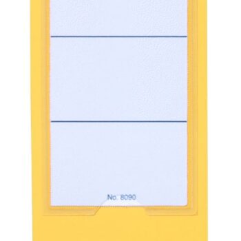 Durable Ordofix Spine Labels Yellow Pack 10 809004 Fusion Office