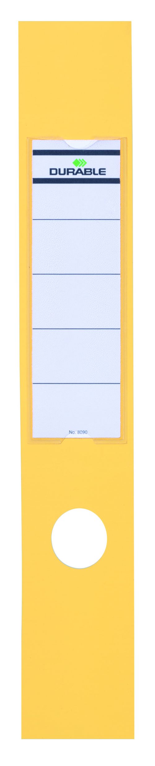 Durable Ordofix Spine Labels Yellow Pack 10 809004 Fusion Office