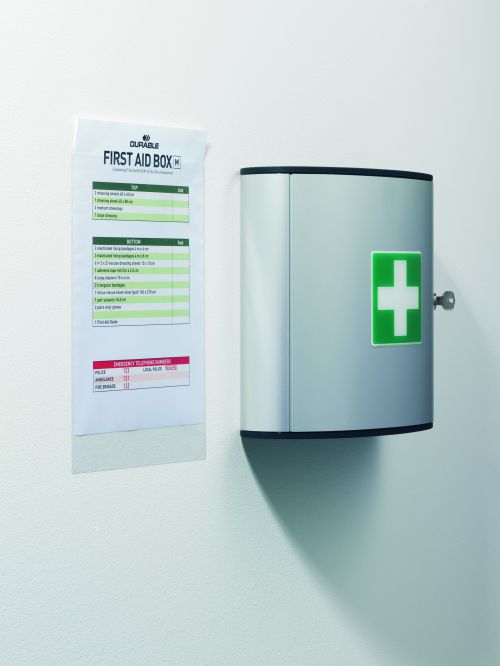 Durable Pocketfix Self Adhesive Filing Pocket Pvc Pack 50 829619 Fusion Office