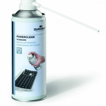 Durable Powerclean Air Spray Duster Standard 400ml 579619 Fusion Office