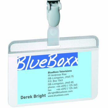Durable Self Laminating Name Badges 54x90mm Pack 25 814919 Fusion Office