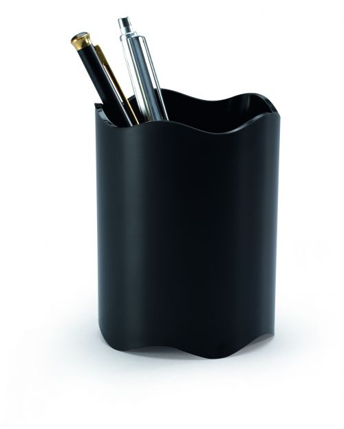 Durable Vivid Pen Pot Plastic Black 1701235060 Fusion Office