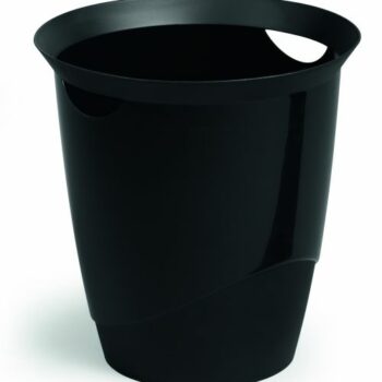 Durable Waste Bin Trend 16 Litres Black 1701710060 Fusion Office