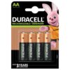 Duracell Aa Rechargeable Batteries 1300mah Pack 4 Durhr6b4 1300sc Fusion Office