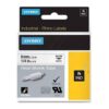 Dymo Rhino Industrial 18051 Heat Shrink Tube 6mmx15m Black On White 18051 Fusion Office