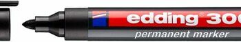 Edding 300 Permanent Markers Bullet Tip Black Pack 10 4 300001 Fusion Office