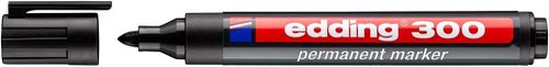 Edding 300 Permanent Markers Bullet Tip Black Pack 10 4 300001 Fusion Office